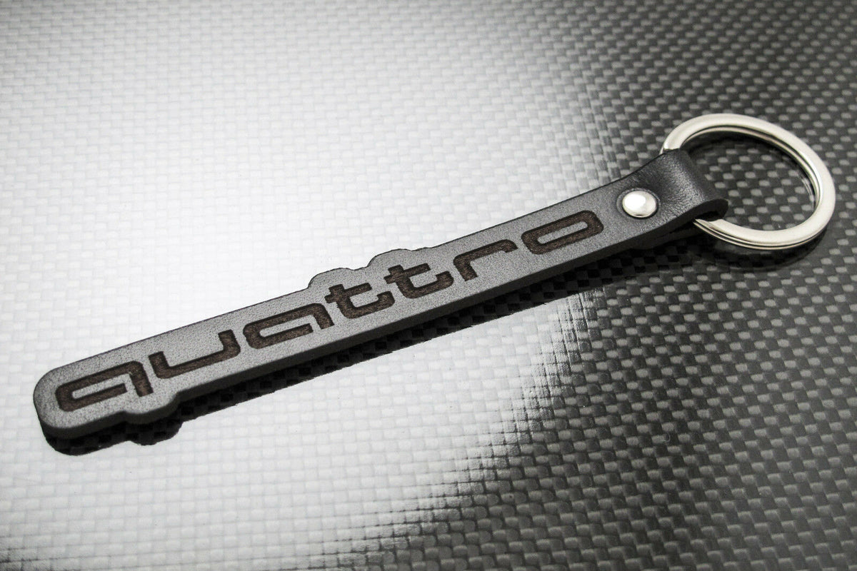 Leather Keychain for Audi Quattro – Boostnatics