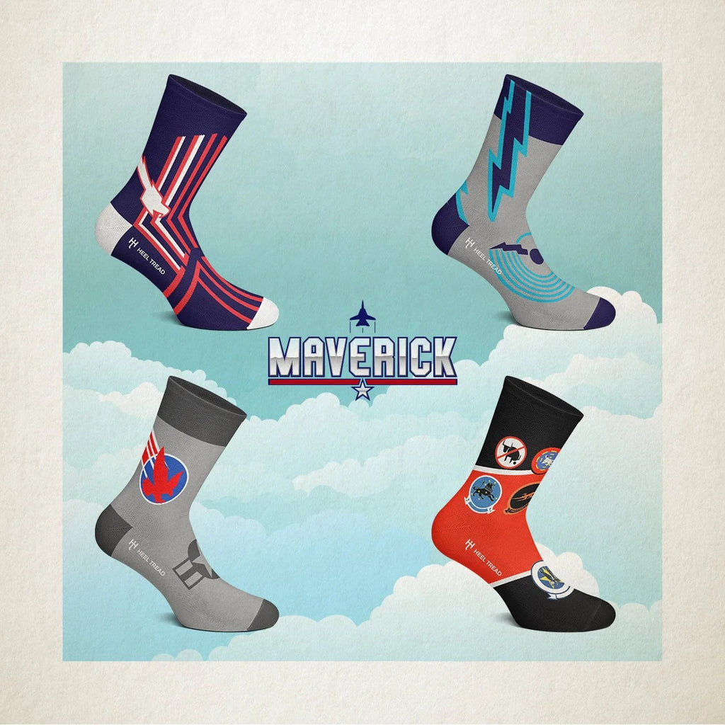 Heel Tread Socks - Top Gun Maverick Pack