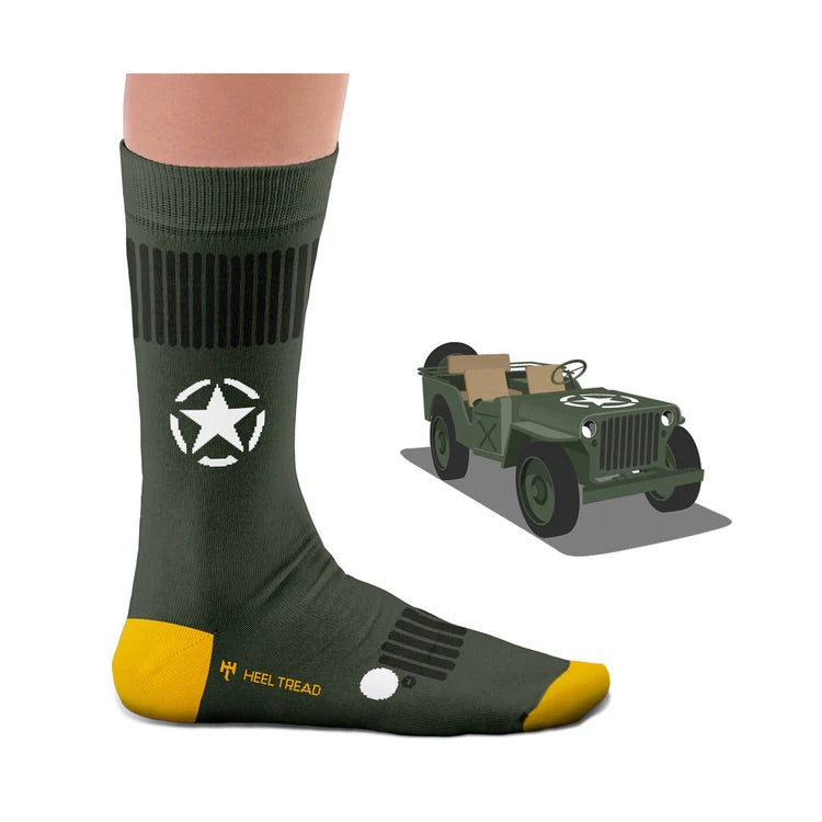 Heel Tread Socks - American Icons - War Machines Pack