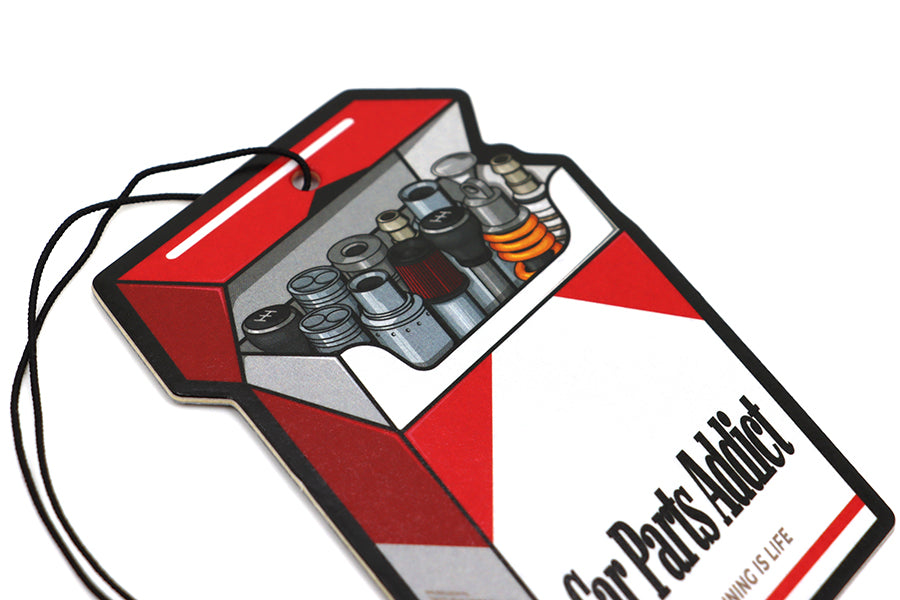 Car Parts Addict - Hanging Paper Car Air Freshener