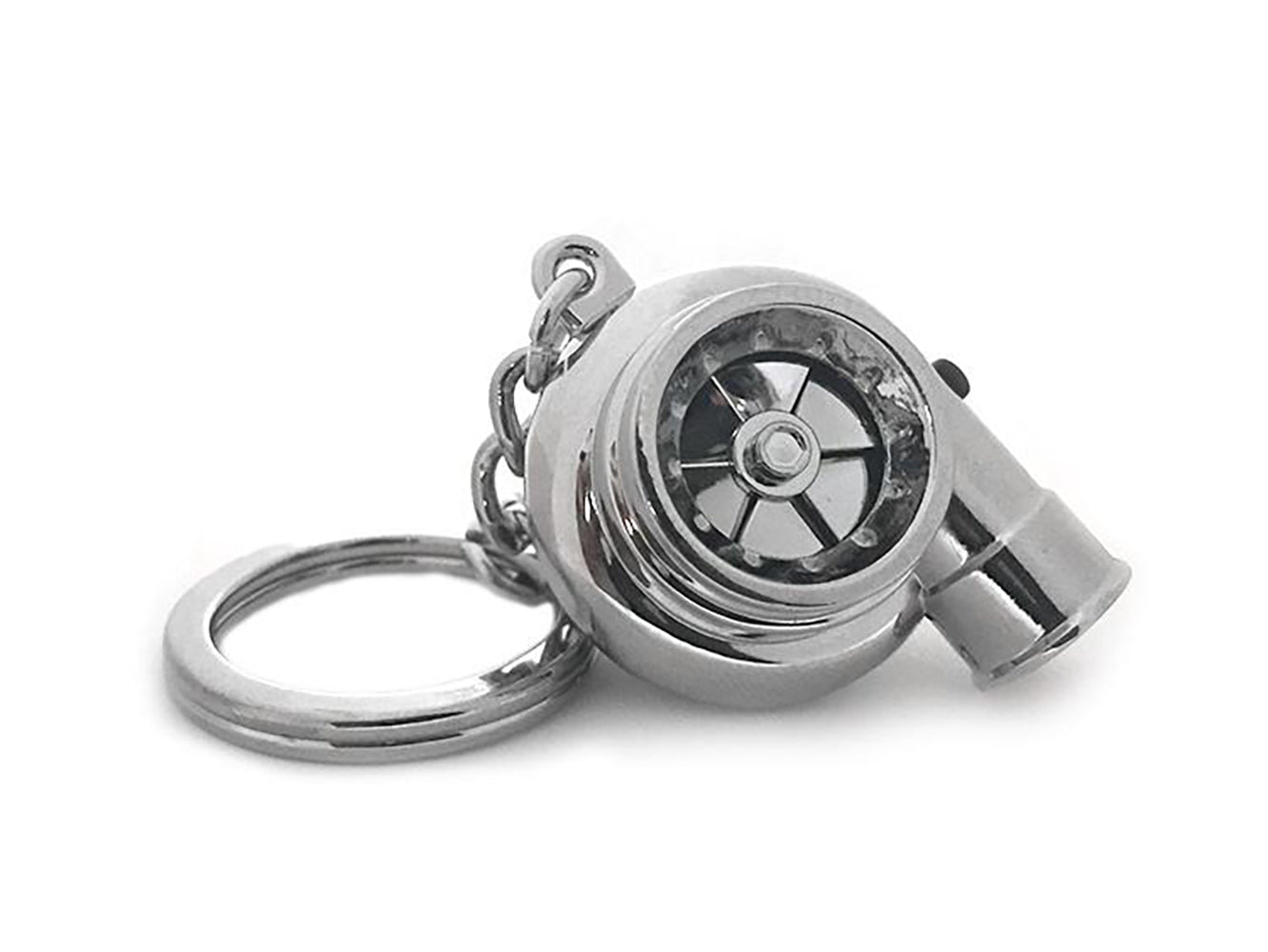 Boostnatics Electronic Turbo Keychain V4 - Chrome