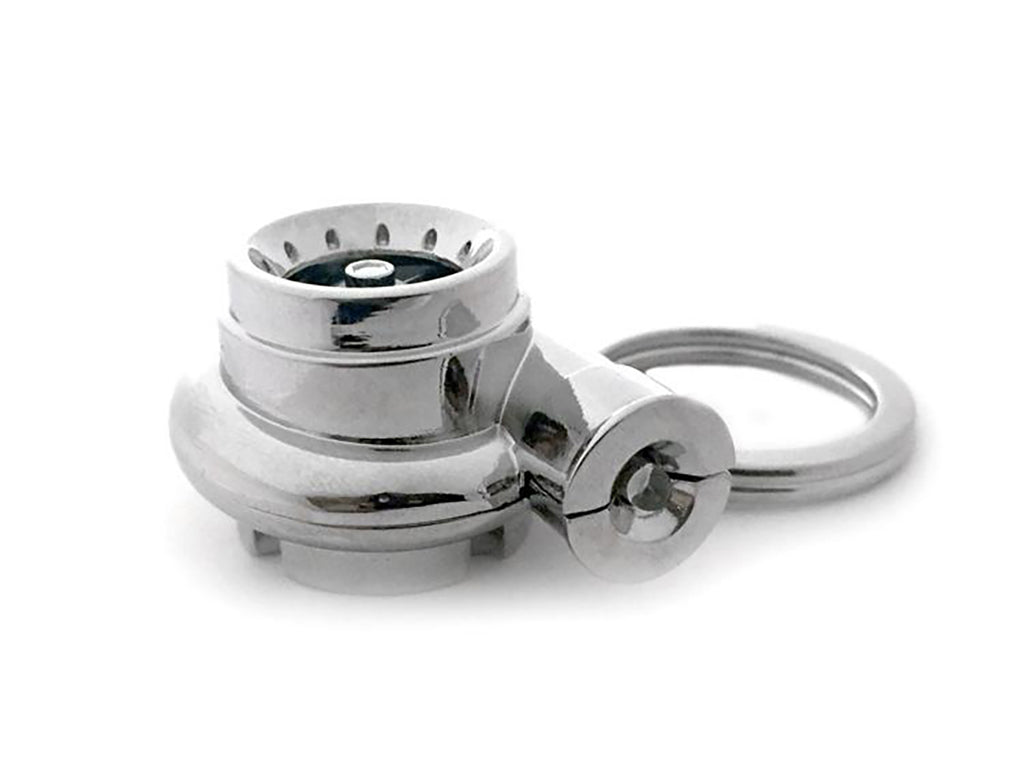 Boostnatics Electronic Turbo Keychain V4 - Chrome