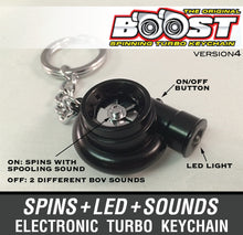 Boostnatics Electronic Turbo Keychain V4 - Black