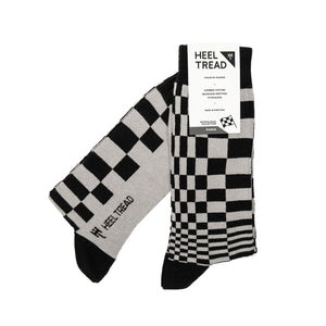 Heel Tread Pasha (Black/Grey) Socks