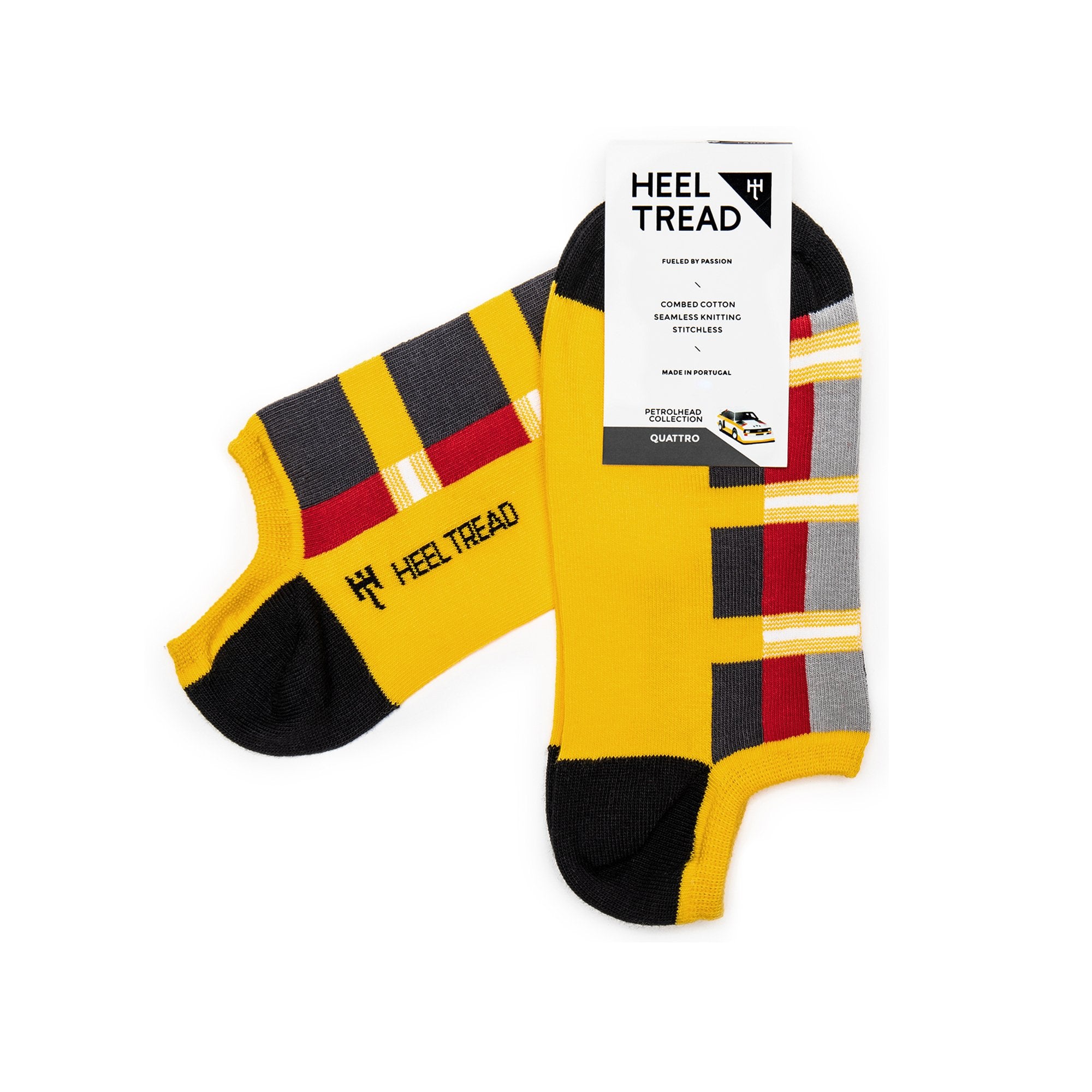 Heel Tread Quattro Ankle Socks