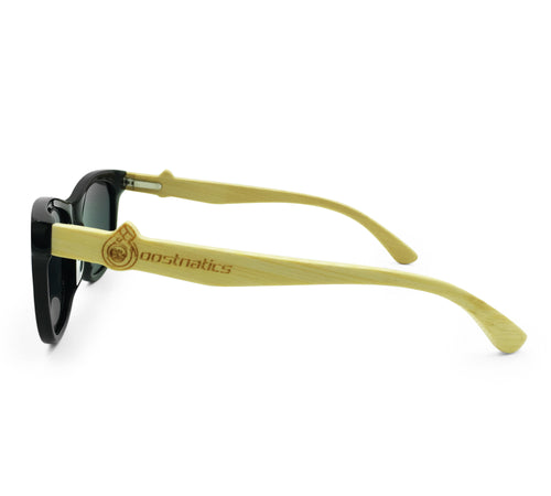 Boostnatics Bamboo Boosted Turbo Shades - Black / Polarized Gold