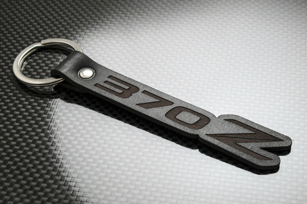 Leather Keychain for Nissan 370Z