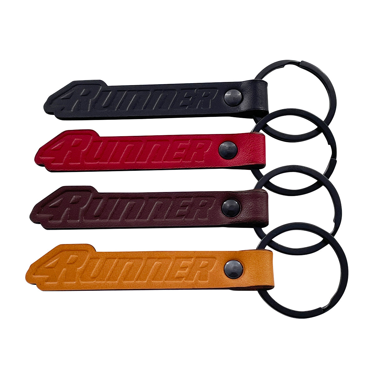 Embossed Leather Keychain for 4Runner