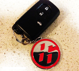 Toyota/Scion/Subaru FT86 FRS BRZ 2 Sided Keychain - Red