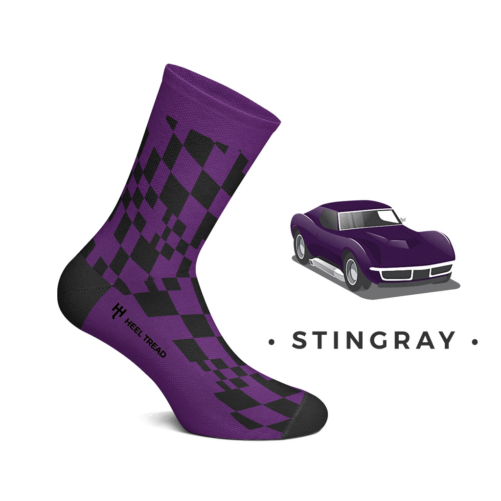Heel Tread Stingray Socks
