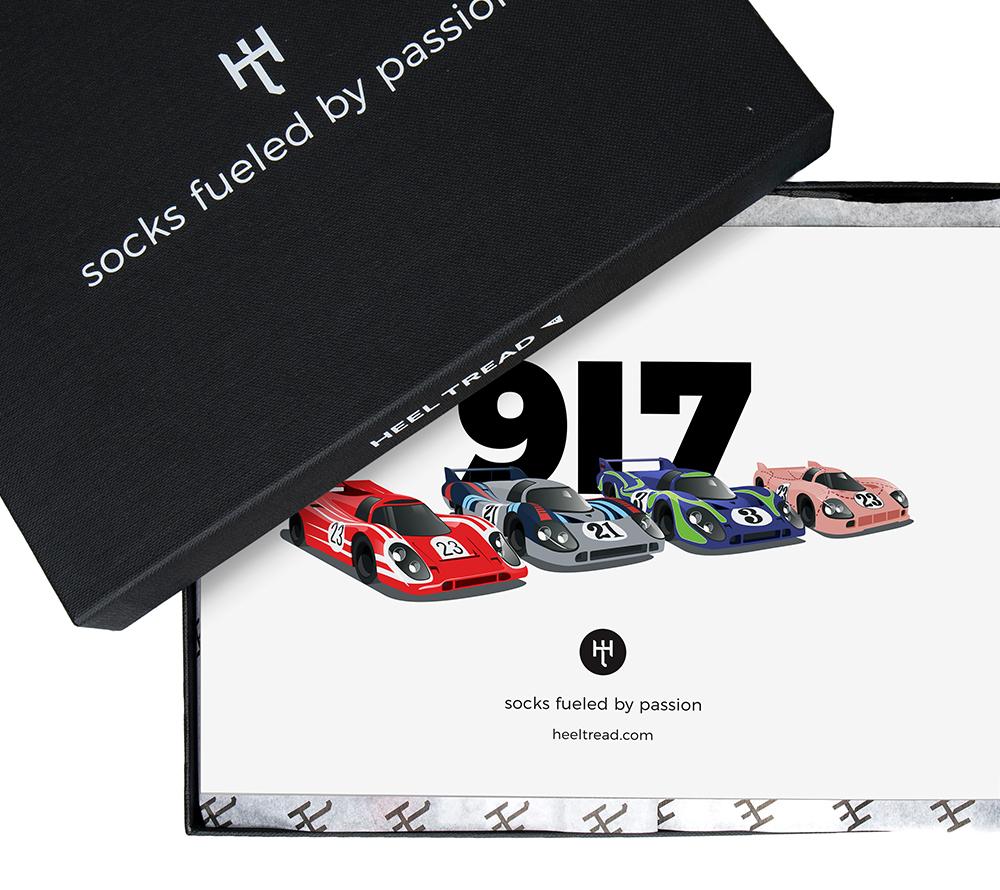Heel Tread Socks - 917 Pack - Racing Legends