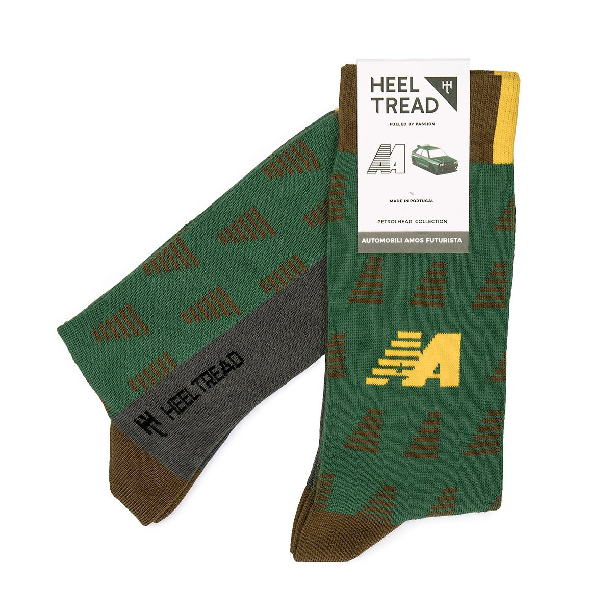 Heel Tread Futurista Socks