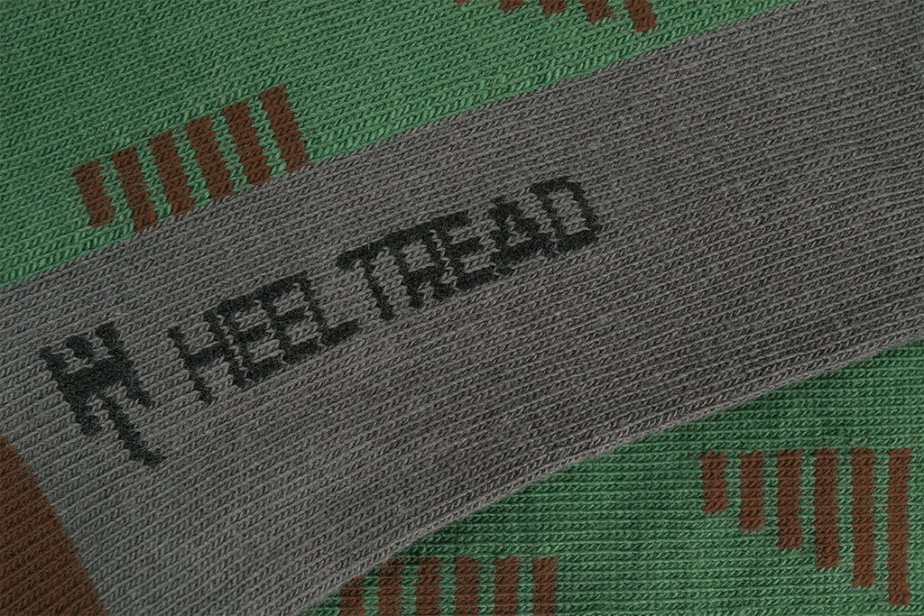 Heel Tread Futurista Socks