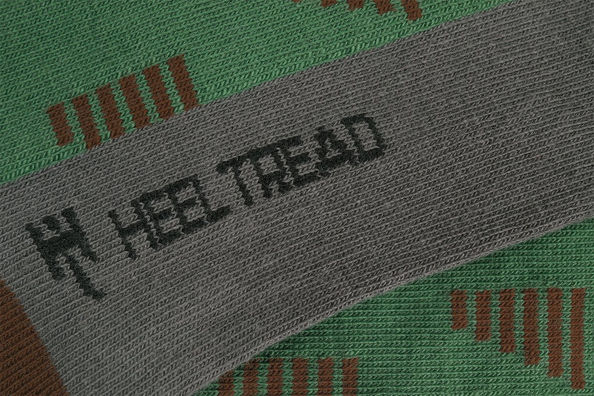Heel Tread Futurista Socks