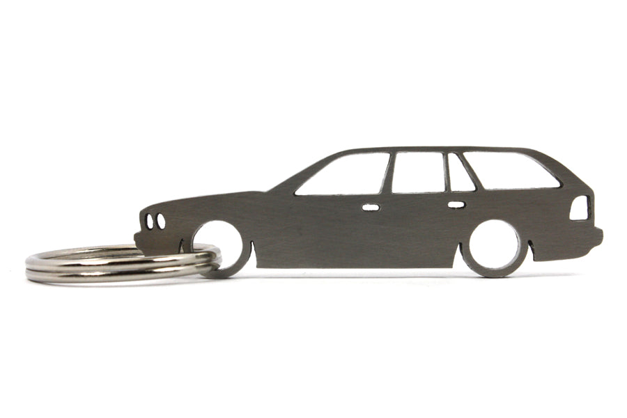 E34 Wagon Silhouette Keychain