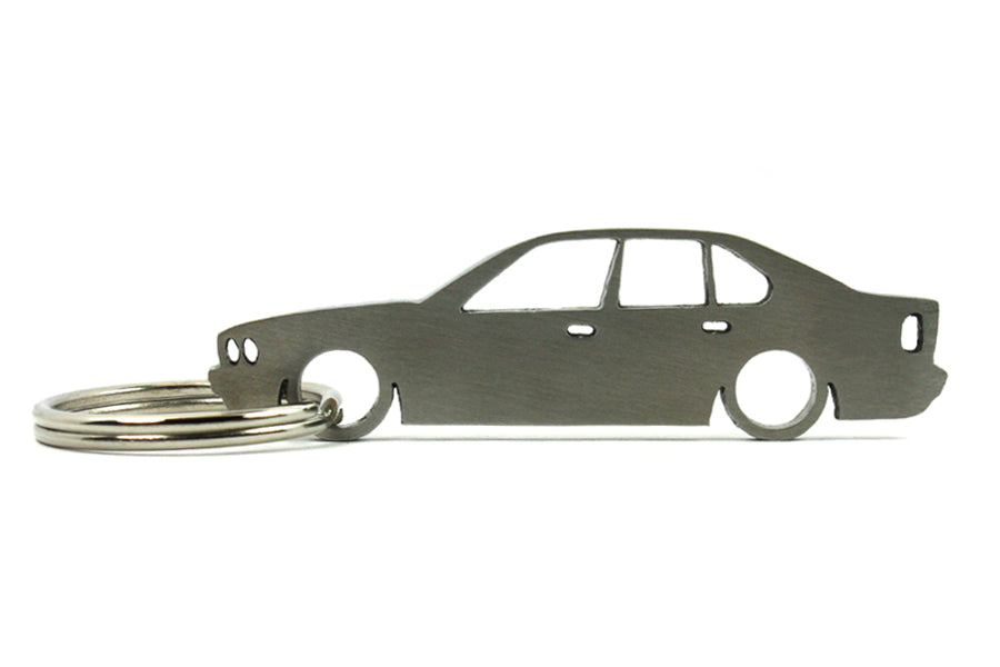 E34 Sedan Silhouette Keychain