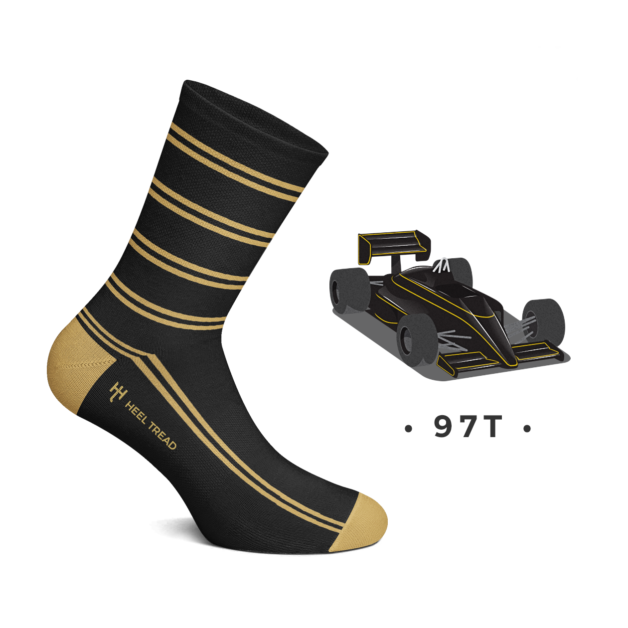 Heel Tread 97T Socks