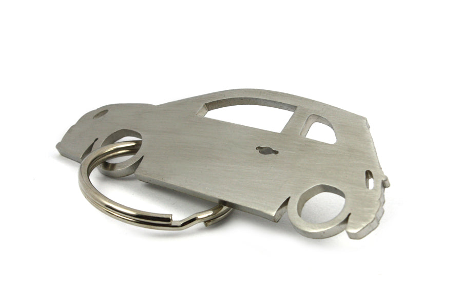 Fiat 500 Silhouette Keychain