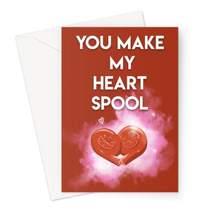 Turbo Heart Spool Greeting Card (V1)