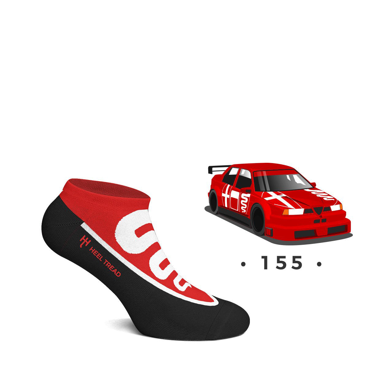 Heel Tread 155 Ankle Socks