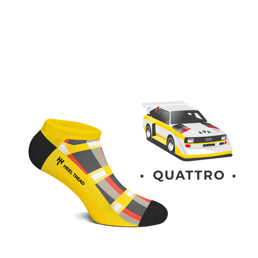 Heel Tread Quattro Ankle Socks