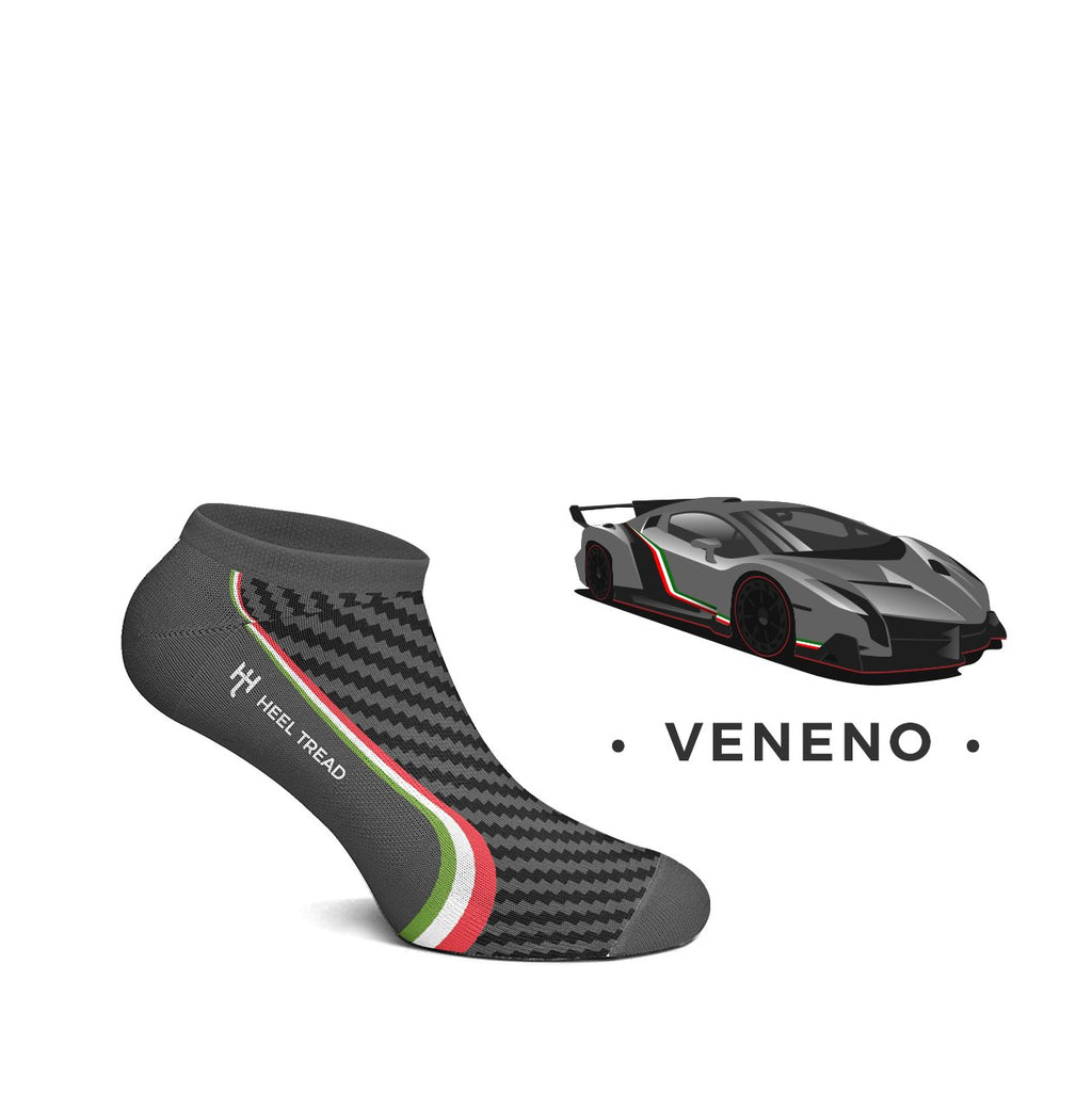Heel Tread Veneno Ankle Socks