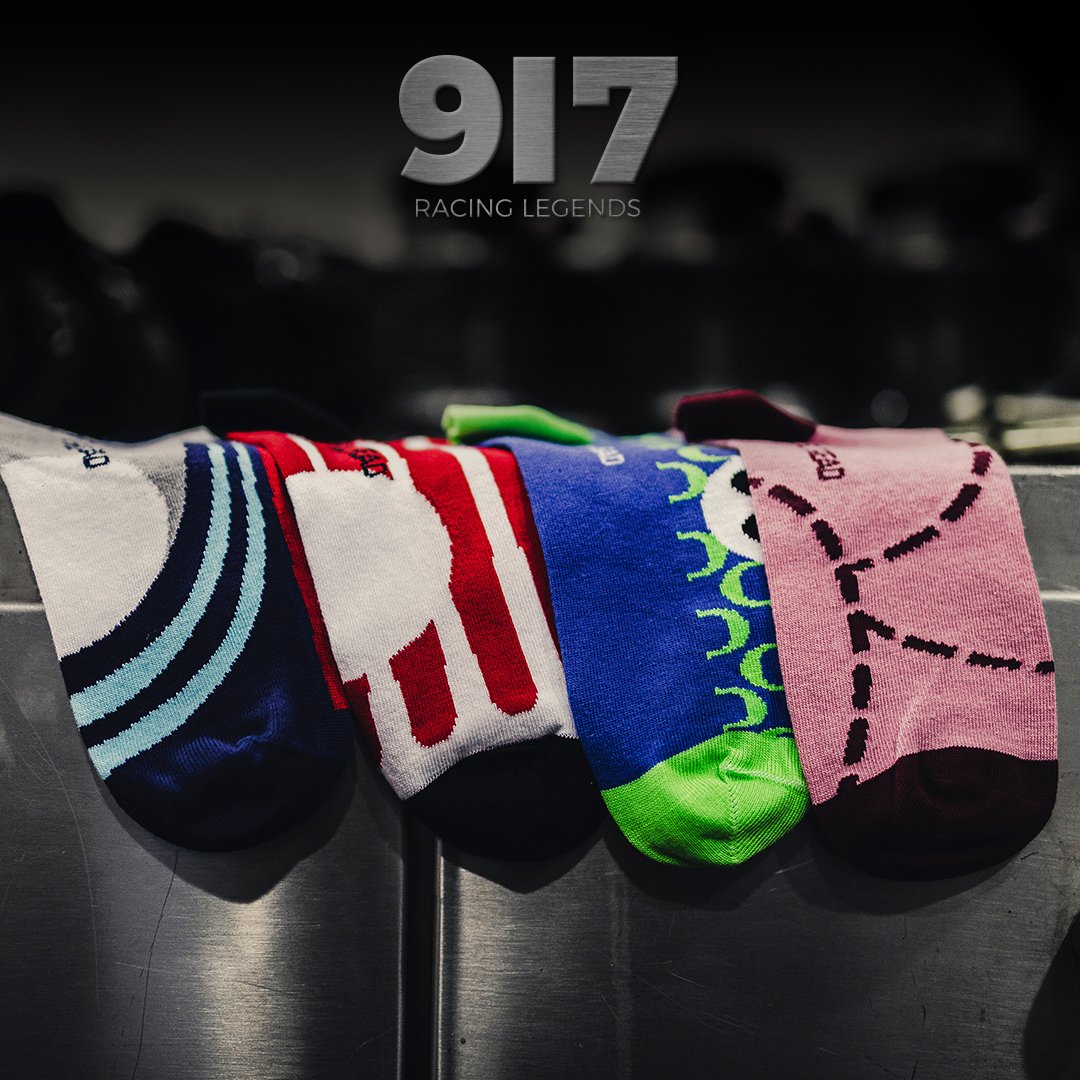 Heel Tread Socks - 917 Pack - Racing Legends