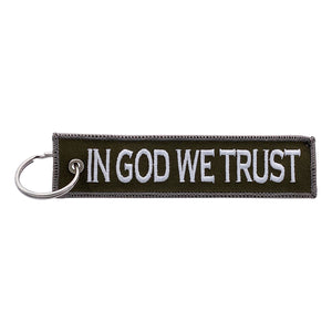 In God We Trust Key Tag
