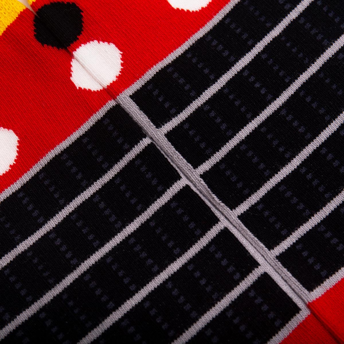 Heel Tread Red Pig Socks