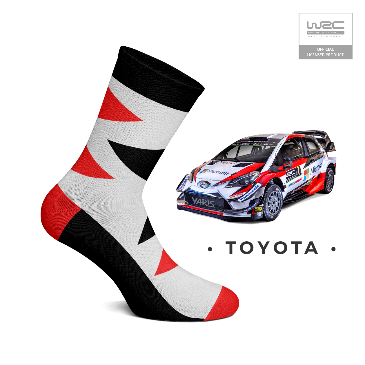 Heel Tread Socks - WRC Official Team Livery Pack