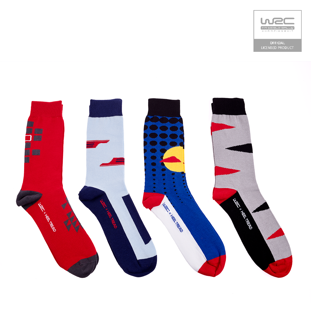Heel Tread Socks - WRC Official Team Livery Pack