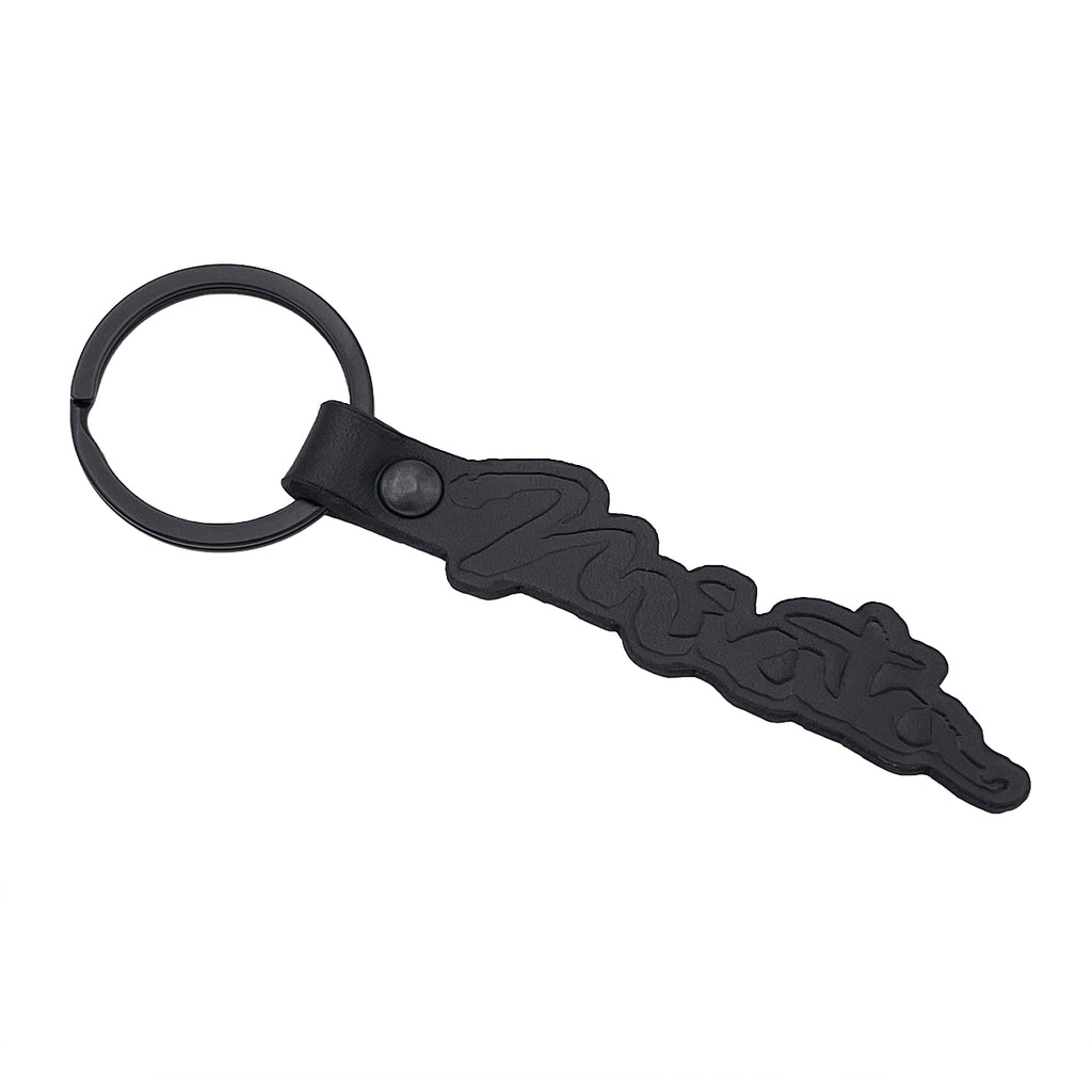 Embossed Leather Keychain for Miata