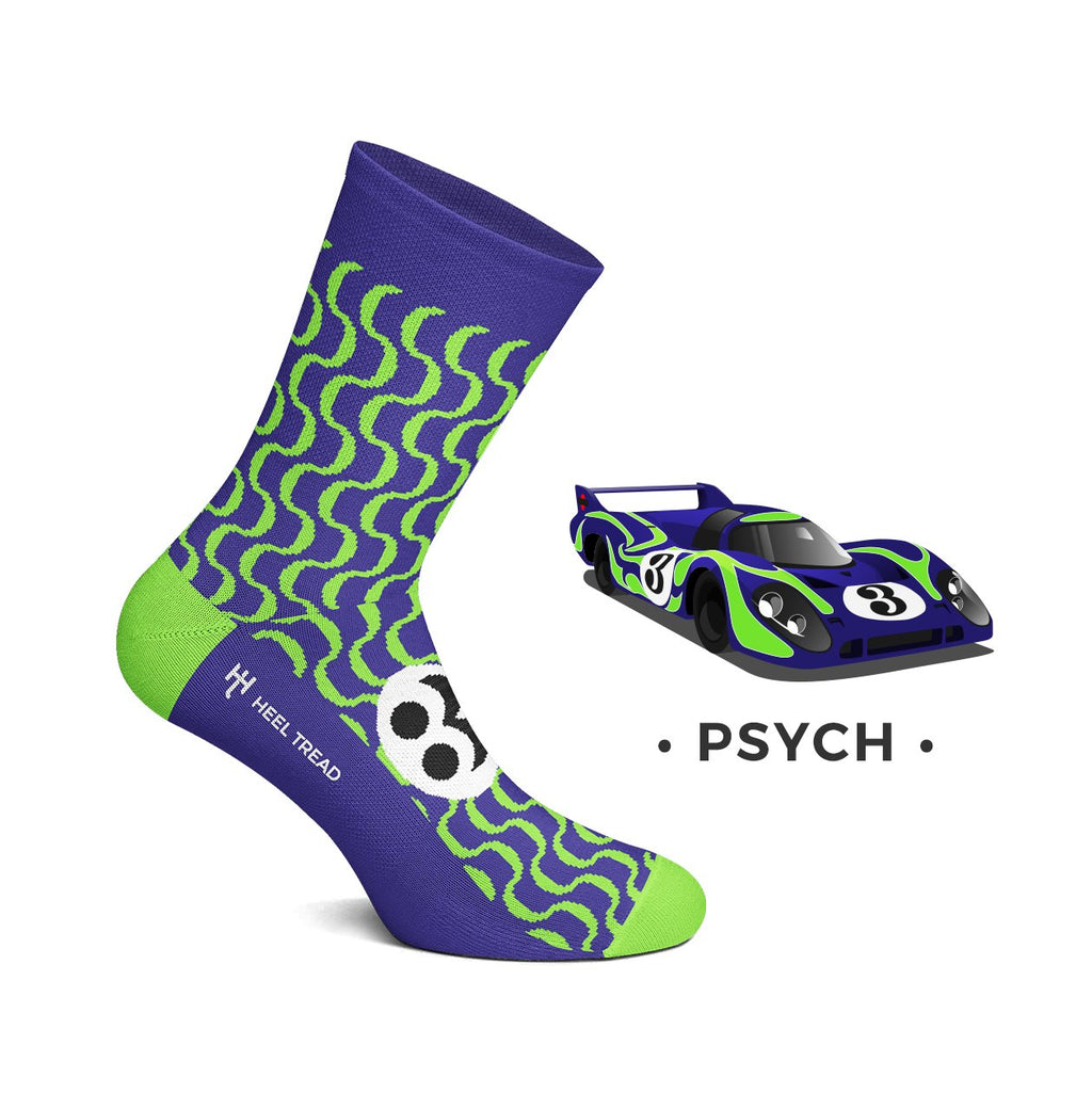 Heel Tread Socks - 917 Pack - Racing Legends