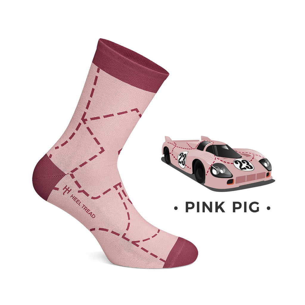 Heel Tread Socks - 917 Pack - Racing Legends