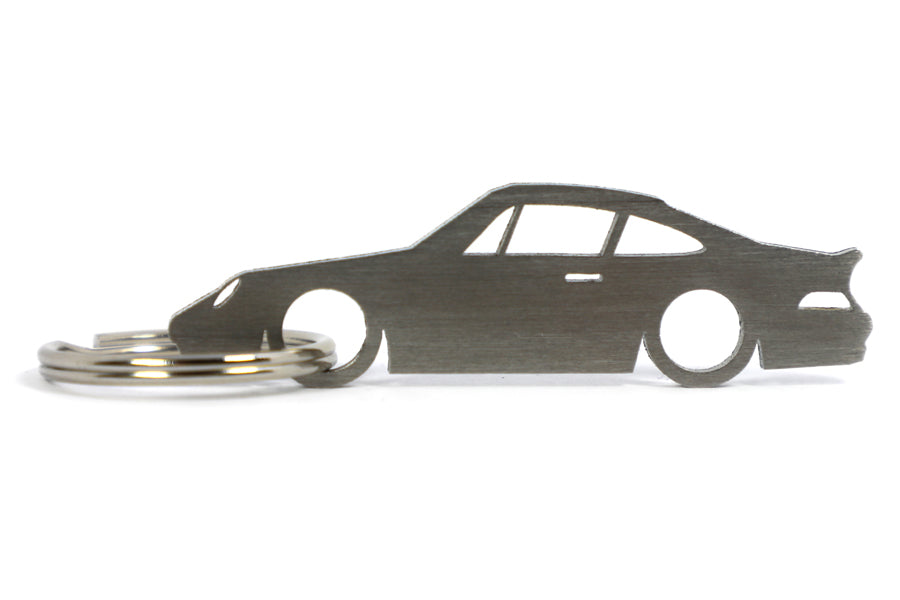 911 (993) Turbo Silhouette Keychain
