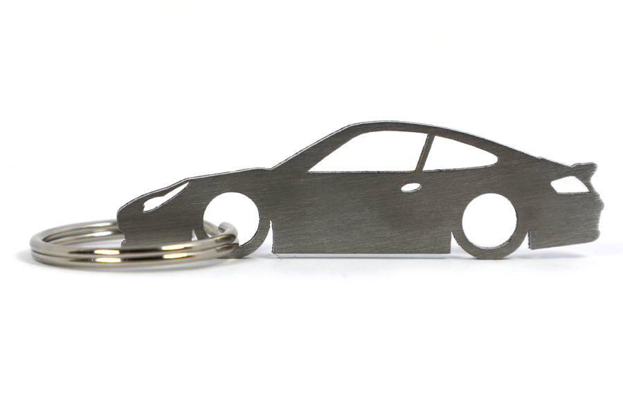 911 (996) Turbo Silhouette Keychain
