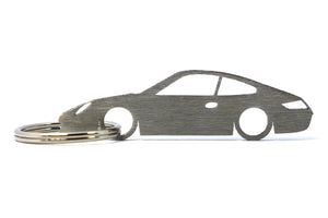 Porsche 911 (997) Turbo Silhouette Keychain