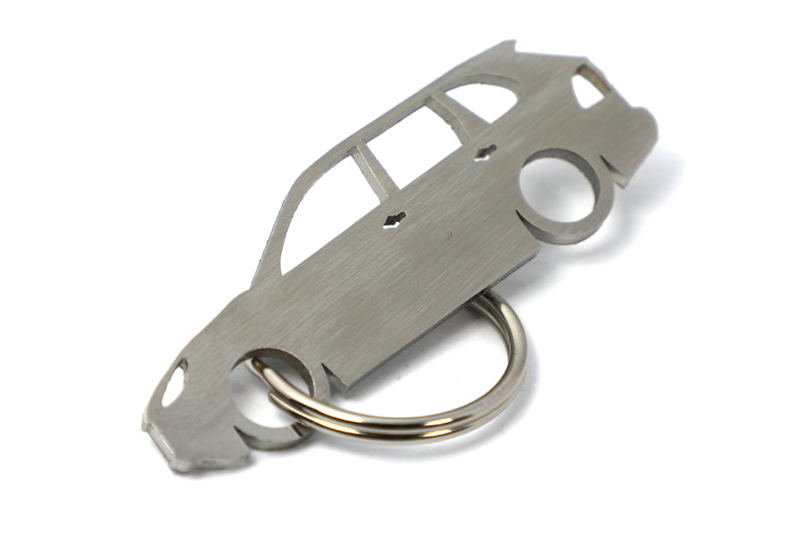 Cayenne (1st Gen 9PA) Turbo Silhouette Keychain