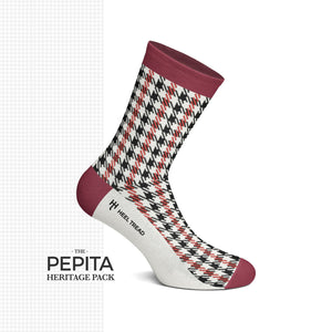 Heel Tread Socks - Pepita Heritage Pack