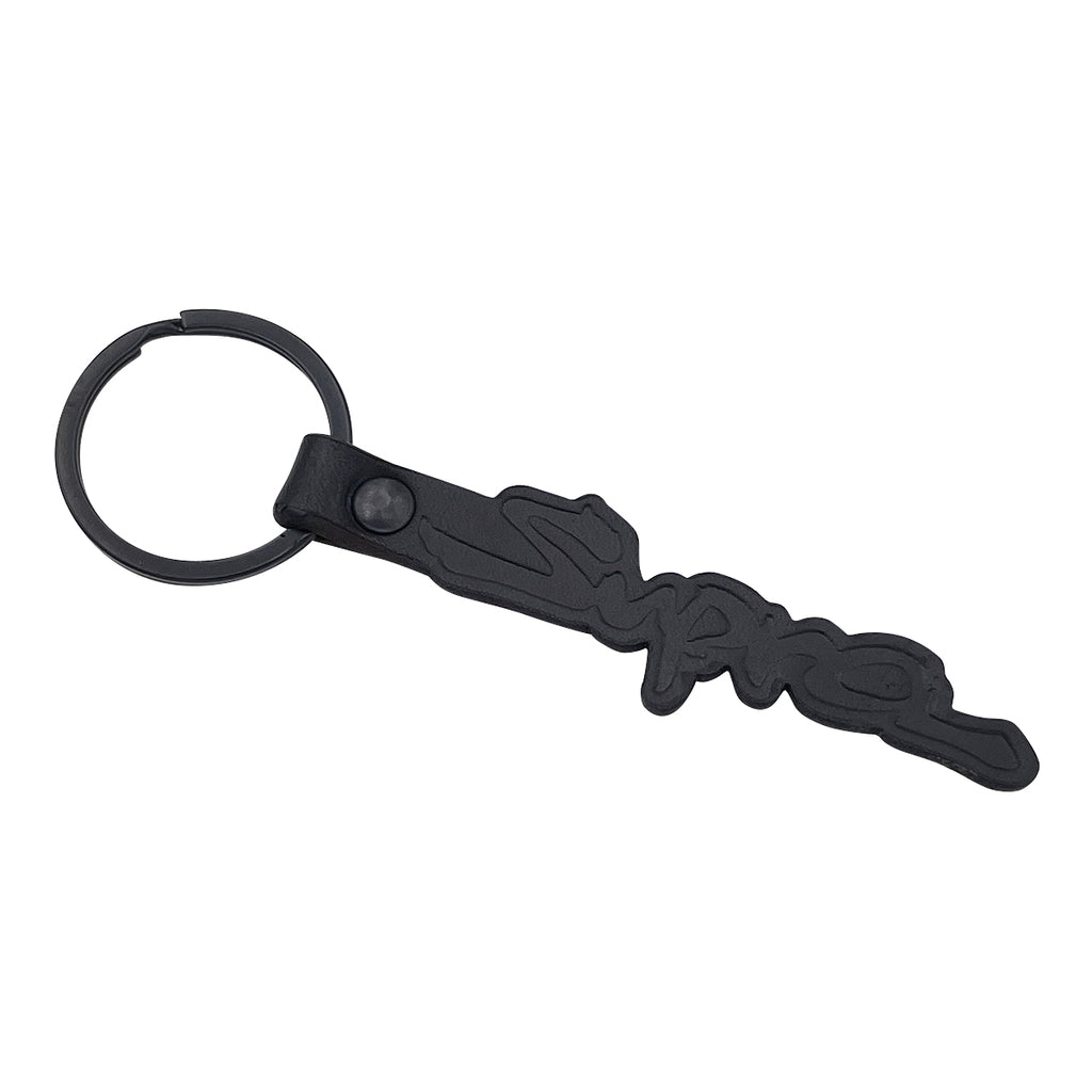 Embossed Leather Keychain for Supra