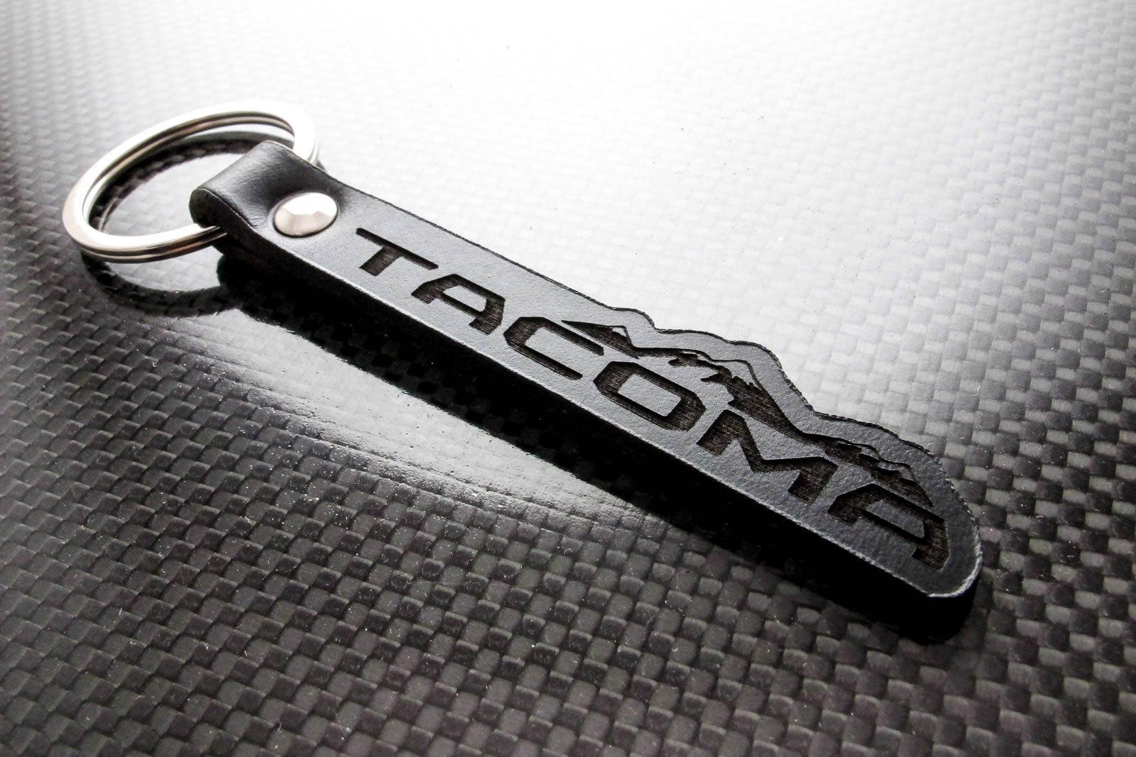 Leather Keychain for Tacoma