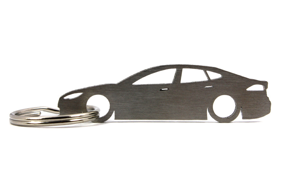 Tesla Model S Silhouette Keychain