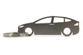 Tesla Model X Silhouette Keychain