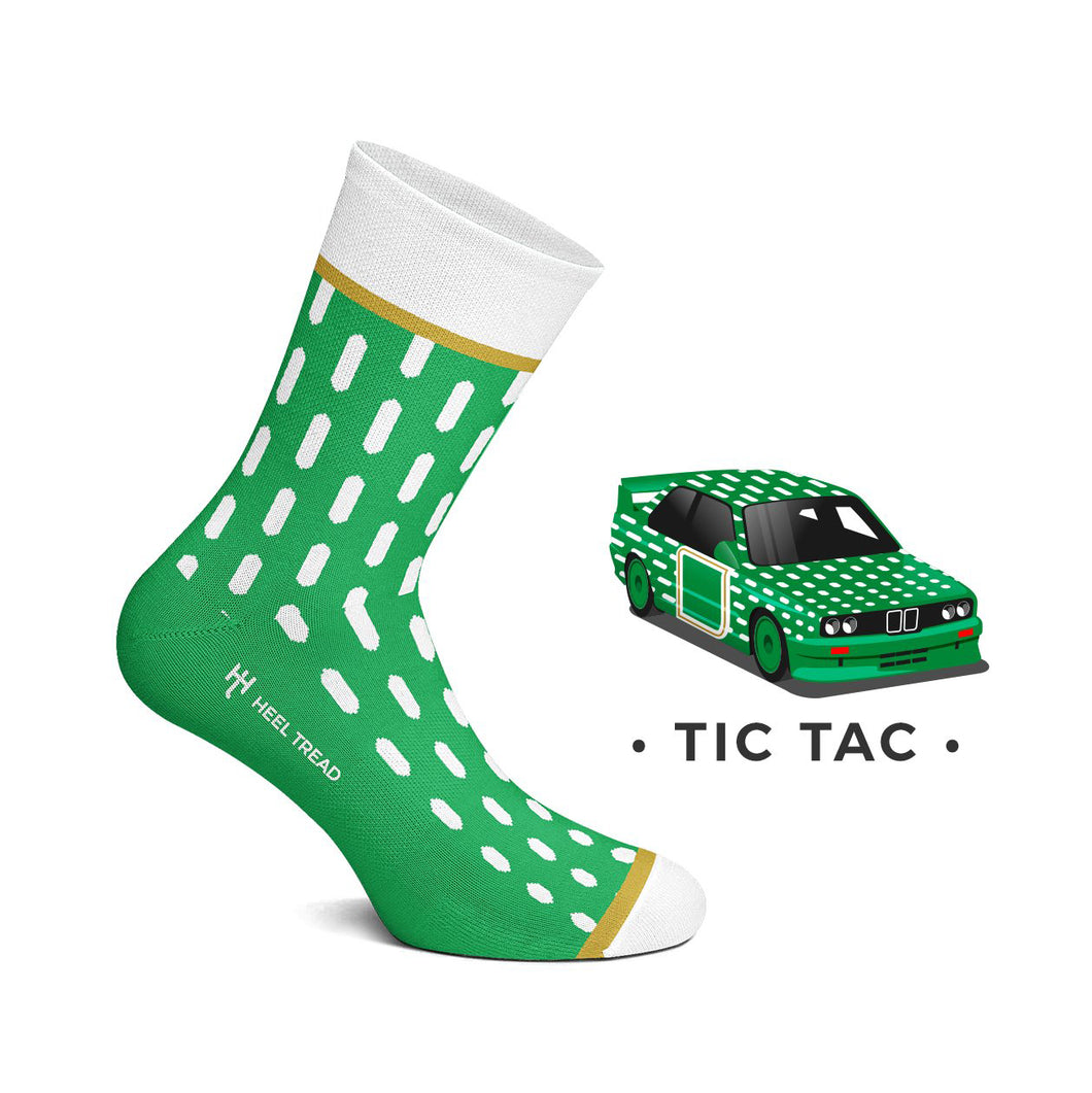 Heel Tread Tic Tac Socks