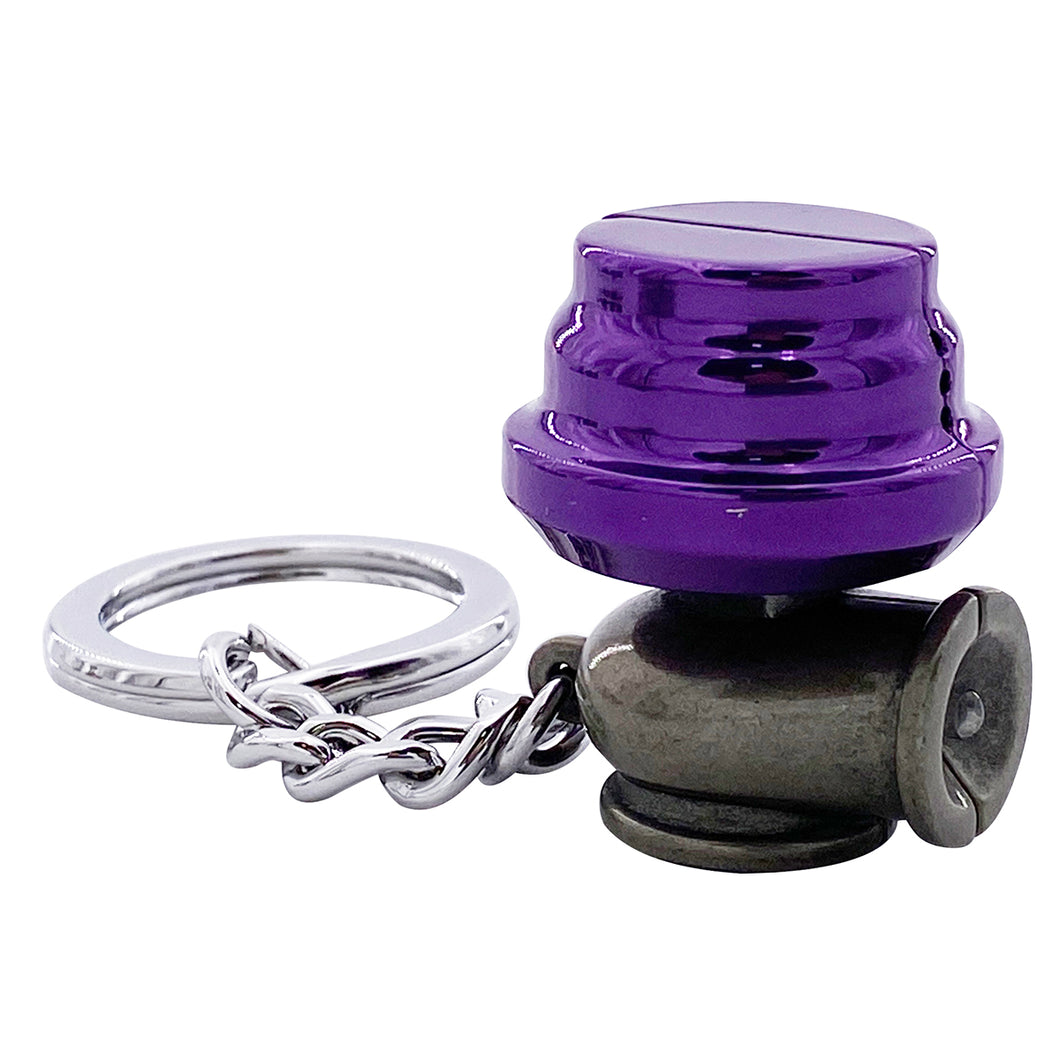 Boostnatics Electric Wastegate LED Keychain (Purple)