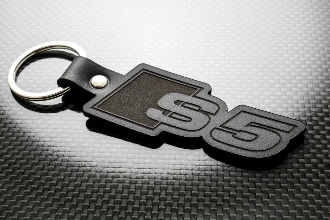 Leather Keychain for Audi S5