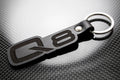 Leather Keychain for Audi Q8