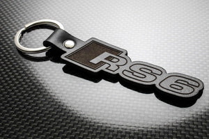 Leather Keychain for Audi RS6