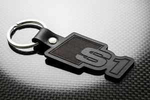 Leather Keychain for Audi S1