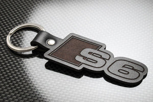Leather Keychain for Audi S6